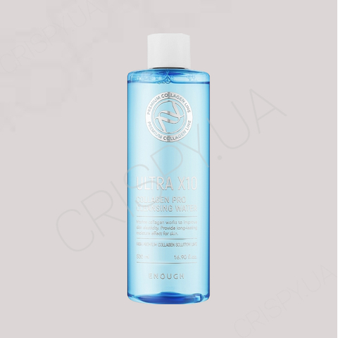 Очищувальна вода для обличчя з морським колагеном Enough Ultra X10 Collagen Pro Cleansing Water - 500 мл